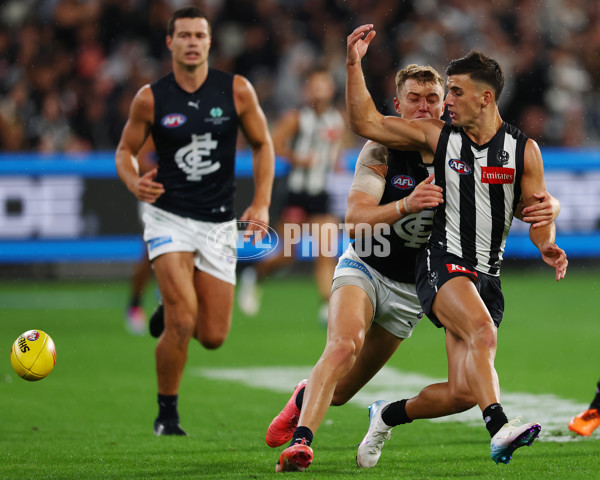 AFL 2025 Round 04 - Collingwood v Carlton - A-58340258