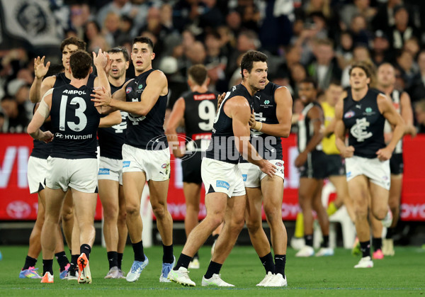 AFL 2025 Round 04 - Collingwood v Carlton - A-58340265