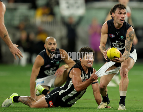 AFL 2025 Round 04 - Collingwood v Carlton - A-58340269