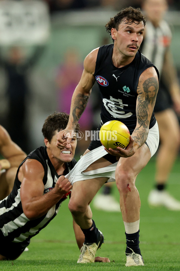 AFL 2025 Round 04 - Collingwood v Carlton - A-58340270