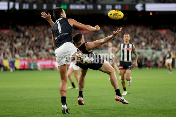 AFL 2025 Round 04 - Collingwood v Carlton - A-58340306