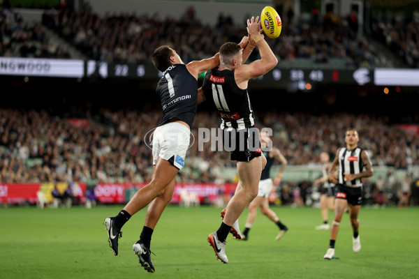AFL 2025 Round 04 - Collingwood v Carlton - A-58340321