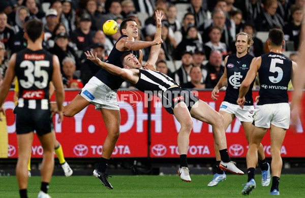 AFL 2025 Round 04 - Collingwood v Carlton - A-58340532