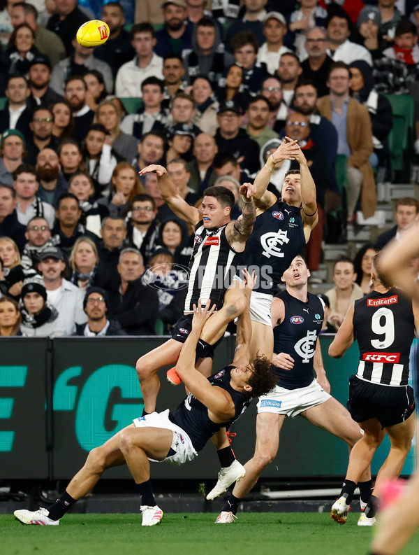 AFL 2025 Round 04 - Collingwood v Carlton - A-58340533