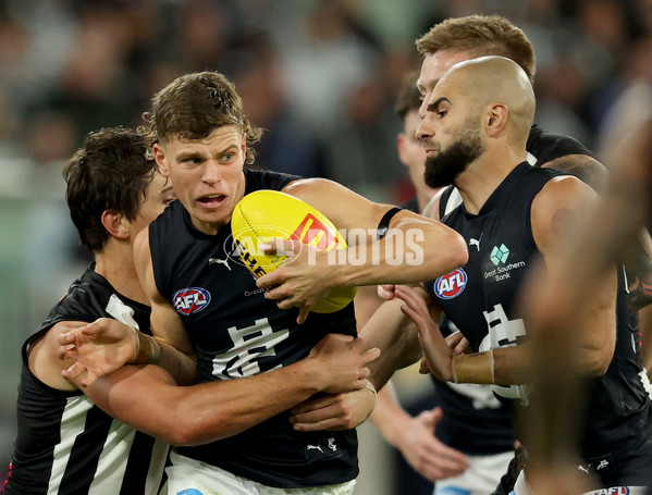 AFL 2025 Round 04 - Collingwood v Carlton - A-58340534