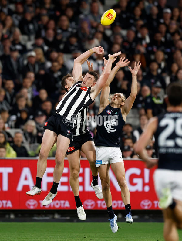 AFL 2025 Round 04 - Collingwood v Carlton - A-58340538