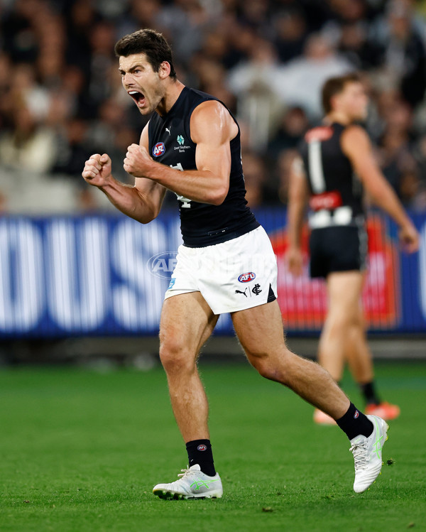 AFL 2025 Round 04 - Collingwood v Carlton - A-58340557