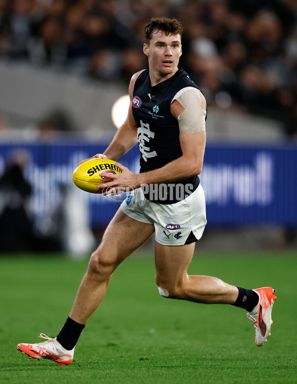 AFL 2025 Round 04 - Collingwood v Carlton - A-58340567