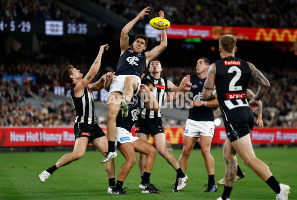 AFL 2025 Round 04 - Collingwood v Carlton - A-58340568