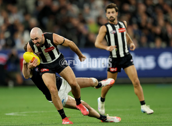 AFL 2025 Round 04 - Collingwood v Carlton - A-58340608