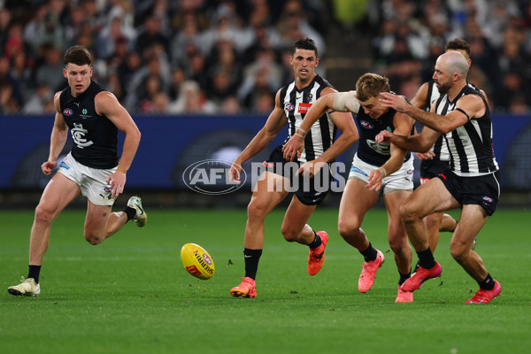 AFL 2025 Round 04 - Collingwood v Carlton - A-58342869