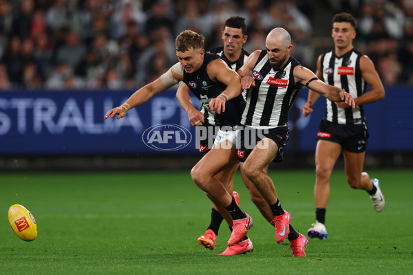 AFL 2025 Round 04 - Collingwood v Carlton - A-58342870