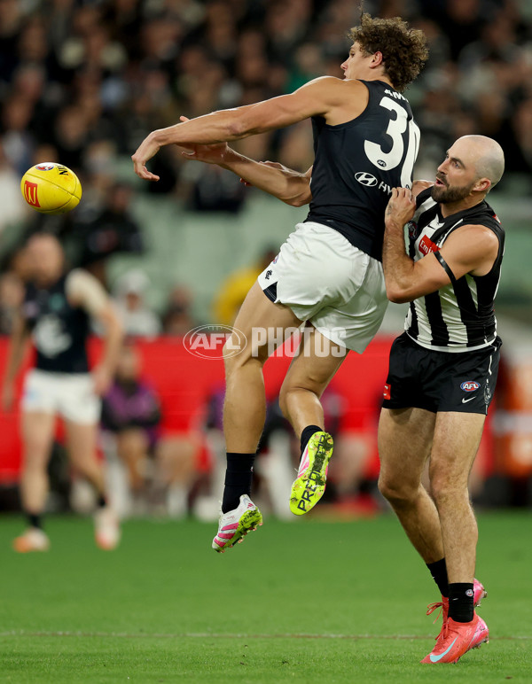 AFL 2025 Round 04 - Collingwood v Carlton - A-58342884