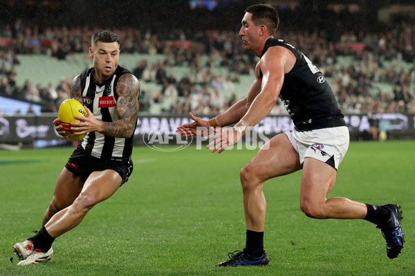 AFL 2025 Round 04 - Collingwood v Carlton - A-58342915