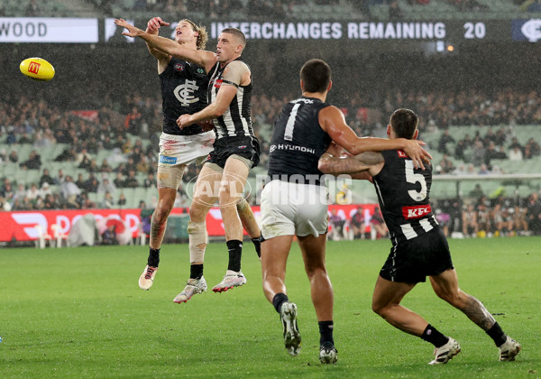 AFL 2025 Round 04 - Collingwood v Carlton - A-58342917