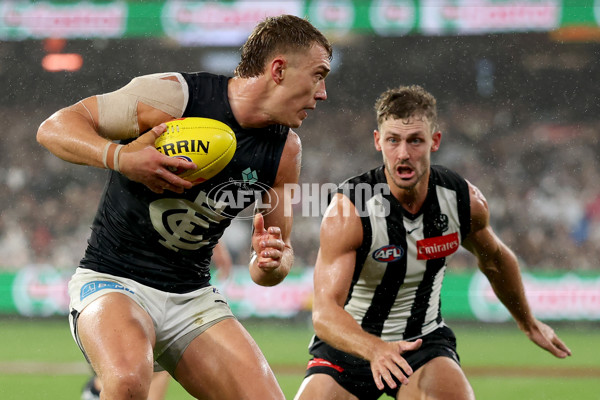 AFL 2025 Round 04 - Collingwood v Carlton - A-58342922