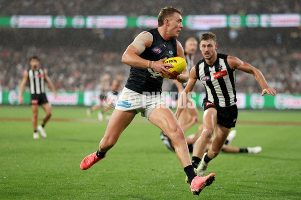 AFL 2025 Round 04 - Collingwood v Carlton - A-58342923