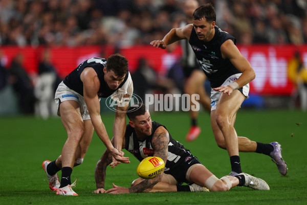 AFL 2025 Round 04 - Collingwood v Carlton - A-58342929