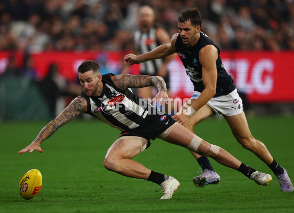AFL 2025 Round 04 - Collingwood v Carlton - A-58342931