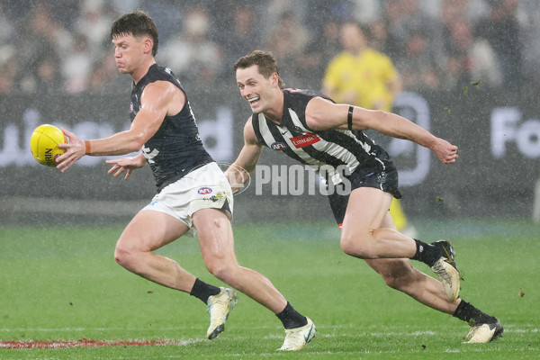 AFL 2025 Round 04 - Collingwood v Carlton - A-58342933