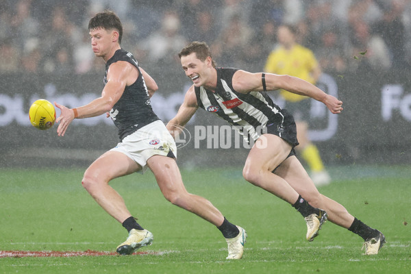 AFL 2025 Round 04 - Collingwood v Carlton - A-58342943