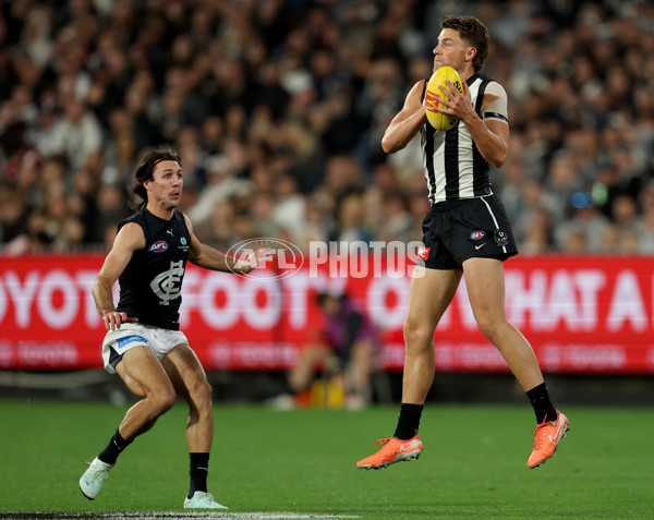 AFL 2025 Round 04 - Collingwood v Carlton - A-58343363