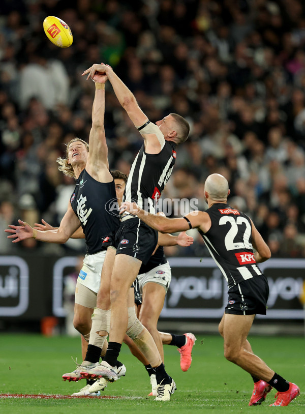 AFL 2025 Round 04 - Collingwood v Carlton - A-58343371