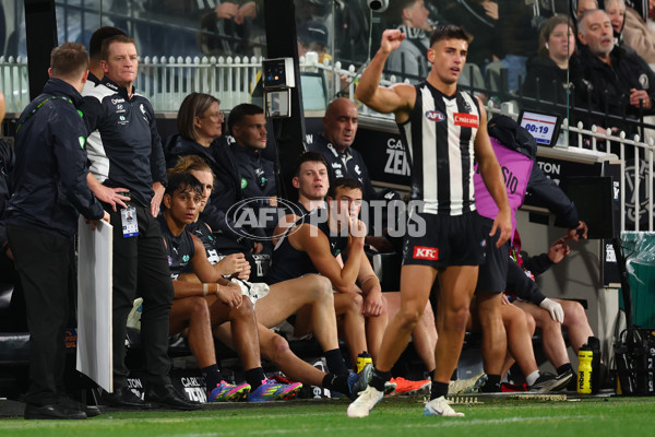AFL 2025 Round 04 - Collingwood v Carlton - A-58343452
