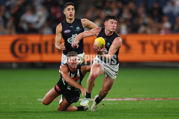 AFL 2025 Round 04 - Collingwood v Carlton - A-58346432