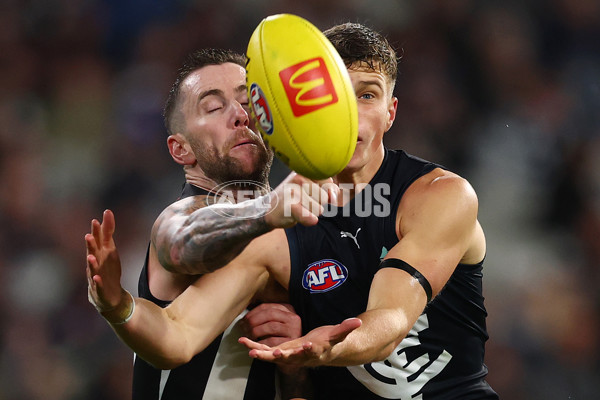 AFL 2025 Round 04 - Collingwood v Carlton - A-58346439