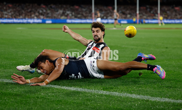 AFL 2025 Round 04 - Collingwood v Carlton - A-58349426