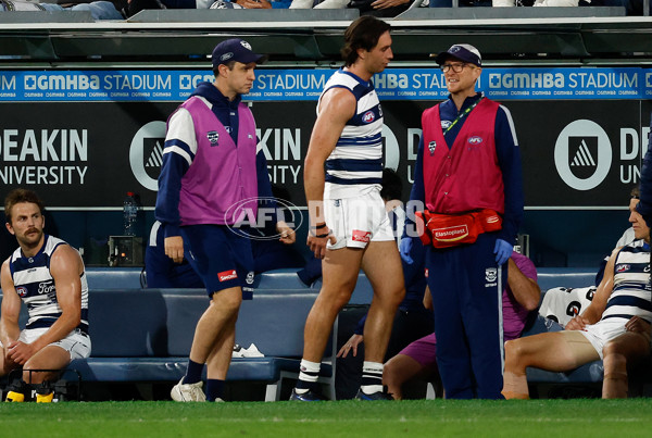 AFL 2025 Round 04 - Geelong v Melbourne - A-58353230
