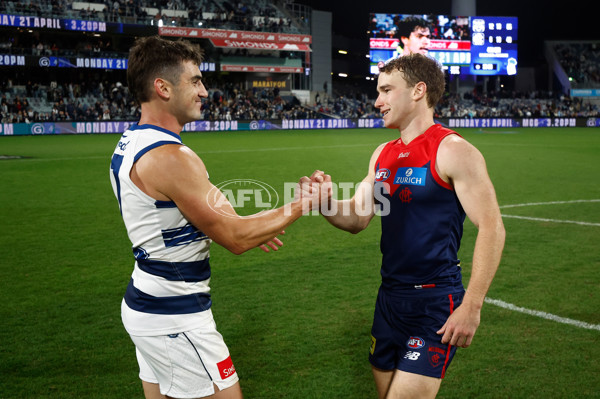 AFL 2025 Round 04 - Geelong v Melbourne - A-58357458