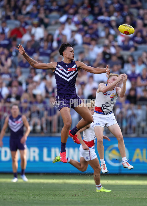 AFL 2025 Round 04 - Fremantle v Western Bulldogs - A-58431734