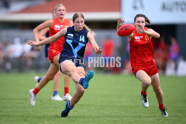 Marsh AFL National Development Championships U16 Girls 2025 - Gold Coast Suns Academy v Victoria Metro - A-58469421