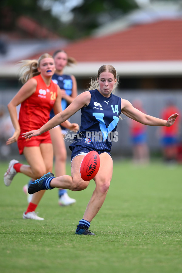 Marsh AFL National Development Championships U16 Girls 2025 - Gold Coast Suns Academy v Victoria Metro - A-58471117