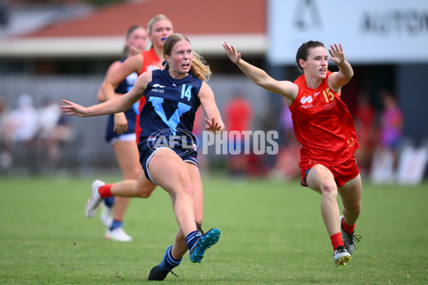 Marsh AFL National Development Championships U16 Girls 2025 - Gold Coast Suns Academy v Victoria Metro - A-58472188