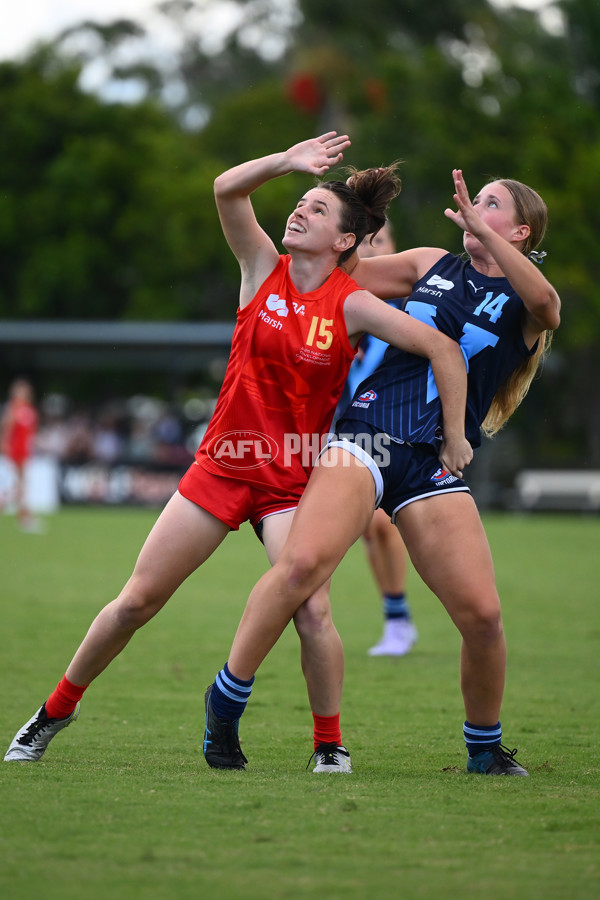 Marsh AFL National Development Championships U16 Girls 2025 - Gold Coast Suns Academy v Victoria Metro - A-58475111