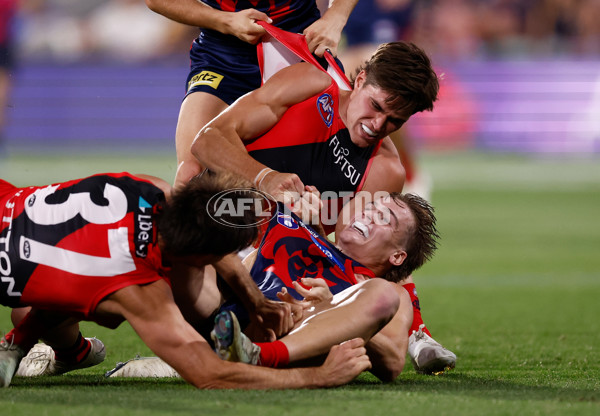AFL 2025 Round 05 - Melbourne v Essendon - A-58553440