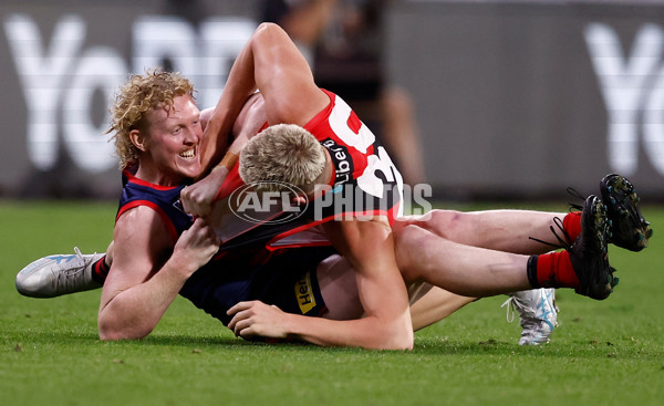 AFL 2025 Round 05 - Melbourne v Essendon - A-58555026