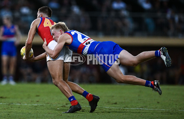 AFL 2025 Round 05 - Western Bulldogs v Brisbane - A-58557679