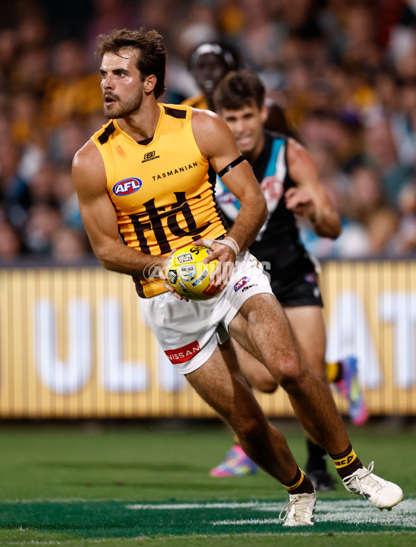 AFL 2025 Round 05 - Port Adelaide v Hawthorn - A-58591114