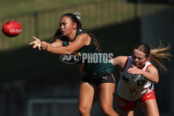 Marsh AFL National Development Championships U16 Girls 2025 - Sydney Swans v Tasmania - A-58597619