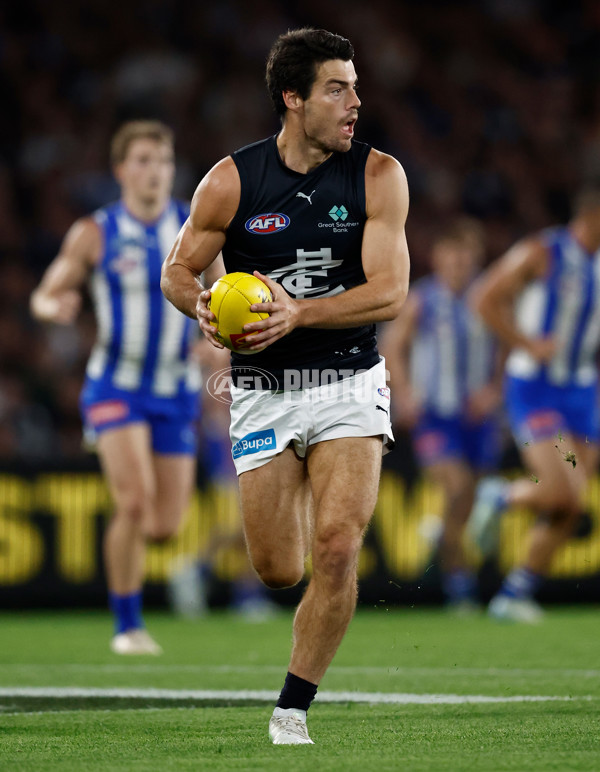 AFL 2025 Round 06 - North Melbourne v Carlton - A-58747074