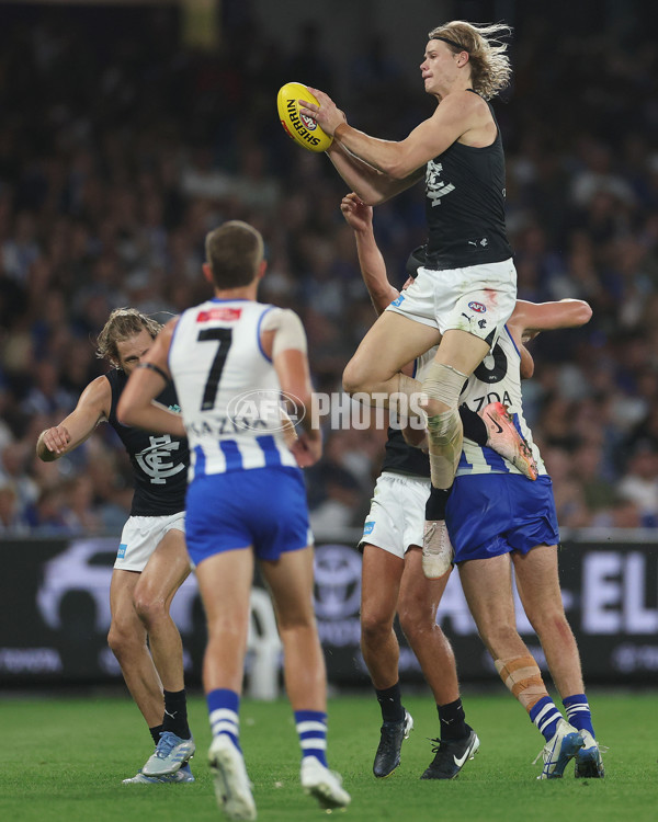 AFL 2025 Round 06 - North Melbourne v Carlton - A-58751197
