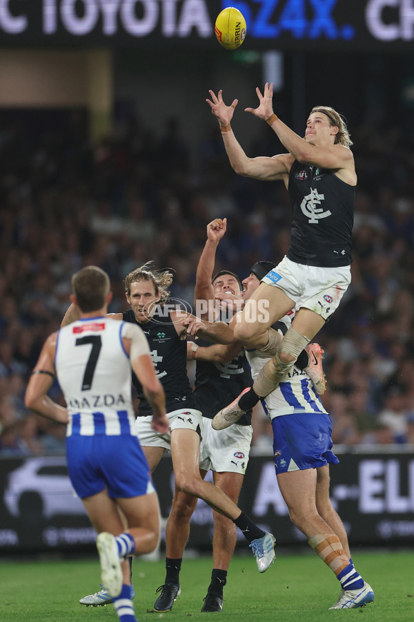 AFL 2025 Round 06 - North Melbourne v Carlton - A-58751199