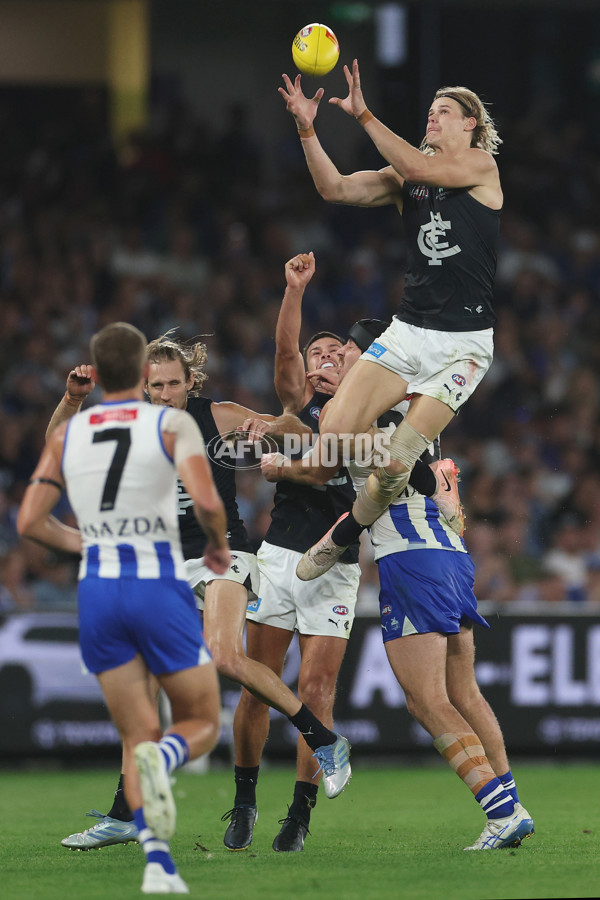 AFL 2025 Round 06 - North Melbourne v Carlton - A-58751202