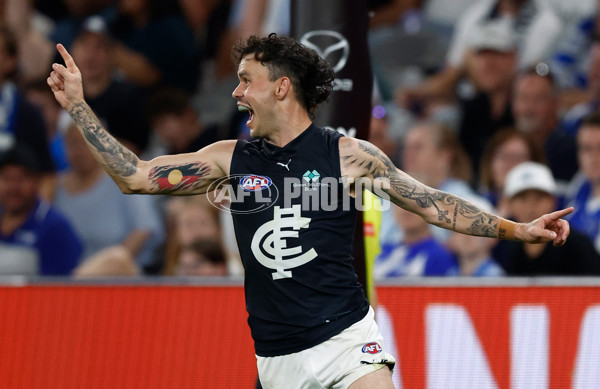 AFL 2025 Round 06 - North Melbourne v Carlton - A-58751263