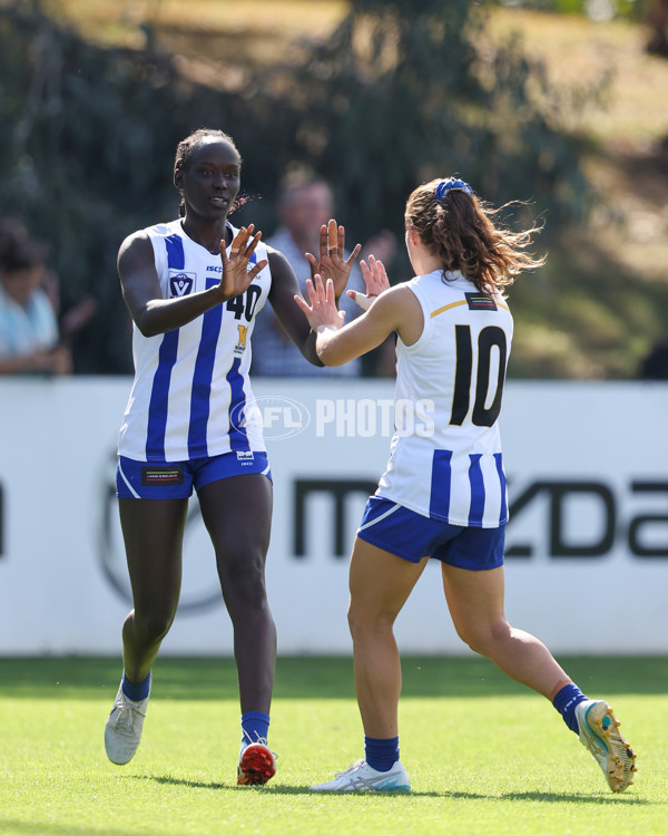 VFLW 2025 Round 01 - North Melbourne v Carlton - A-58771551