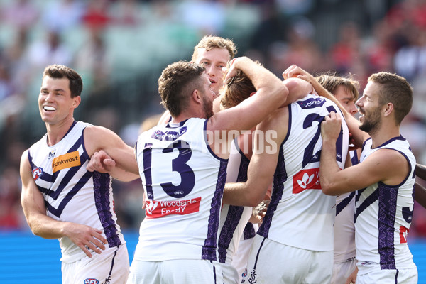 AFL 2025 Round 06 - Melbourne v Fremantle - A-58777472